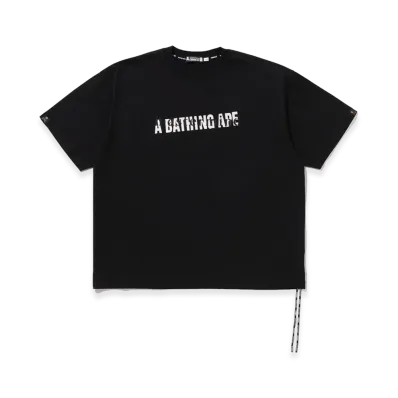 A BATHING APE x mastermind JAPAN Logo Relaxed Fit Tee M 18th "Black"