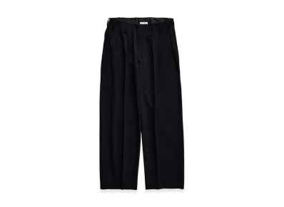 NICENESS T.Dickens Wool Cavalry Twill Resized Trousers "Black"