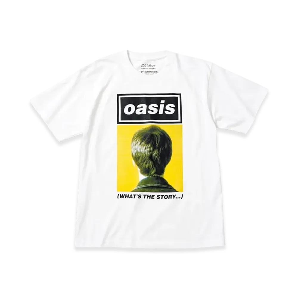 ADAM ET ROPE x Oasis 10Culture Artwork Design TSH "White"