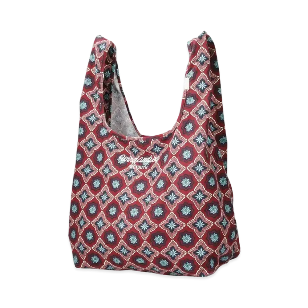 WIND AND SEA S_E_A (PATTERN) MARKET BAG "Red"