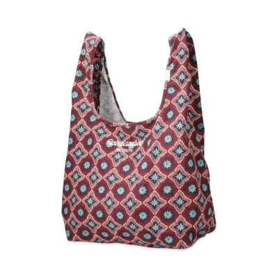 WIND AND SEA S_E_A (PATTERN) MARKET BAG "Red"