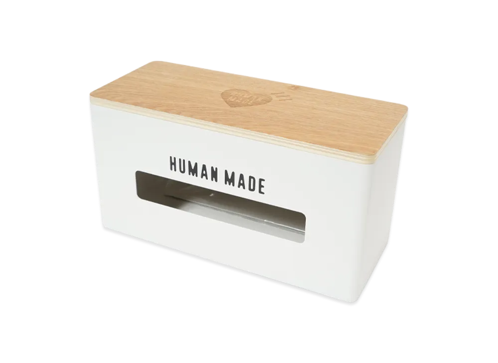 HUMAN MADE DOUBLE SIDED TISSUE CASE "White"