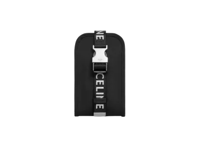 CELINE Trekking Phone Pouch In Nylon "Black"