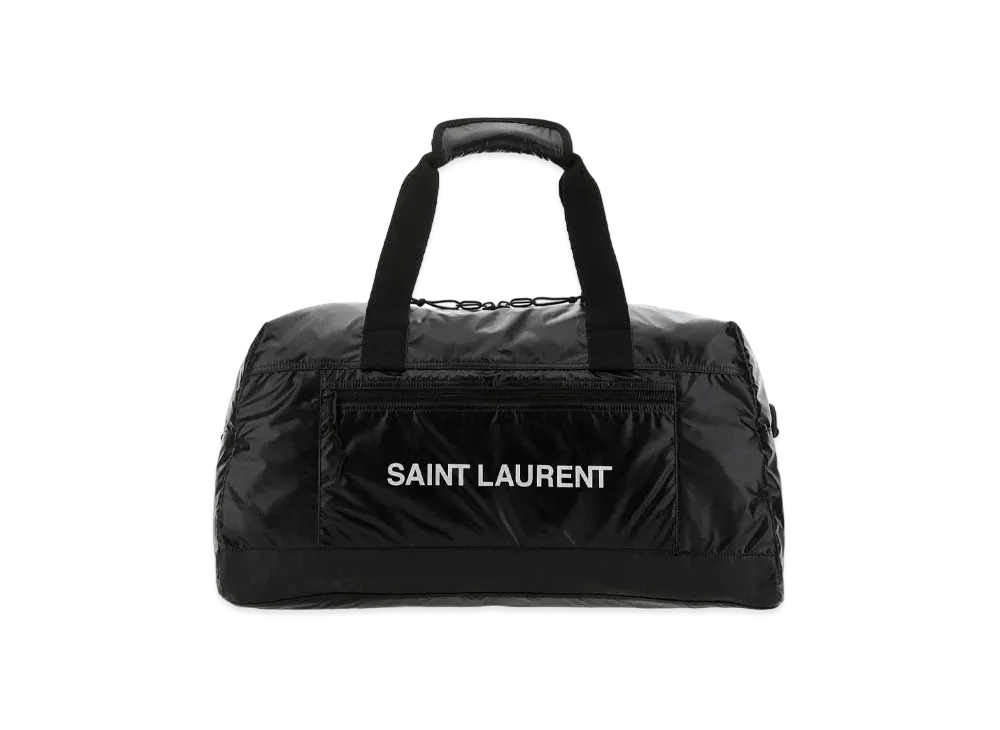 Xl Nuxx Duffle In Nylon "Silver Black"