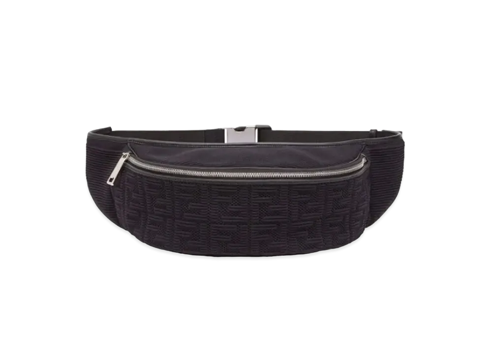 FENDI Belt Bag Big Fabric Belt Bag "Black"