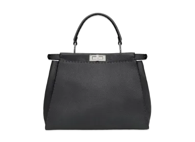 FENDI Peekaboo Medium Selleria Bag "Black"
