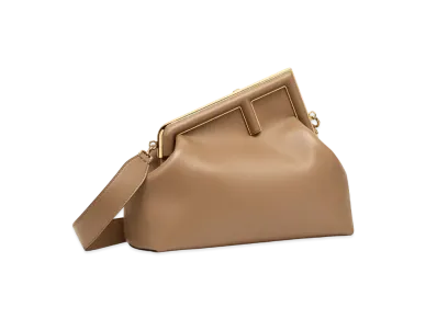 FENDI First Medium Leather "Beige"