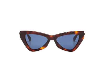 Jimmy Choo Donna Frame Cat Eye Sunglasses "Blue Avio/Havana"