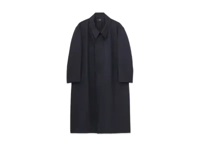 Yohji Yamamoto Y's WOOL HARD SERGE DOUBLE COAT "Navy"