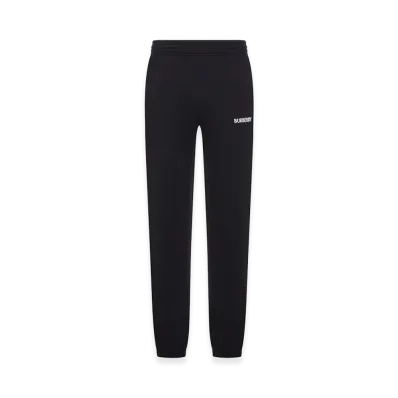 Burberry Cotton Jogging Trousers With Logo "Black"