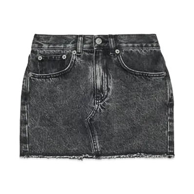 MM6 Maison Margiela Women's Mini Skirt With Logo "Black"