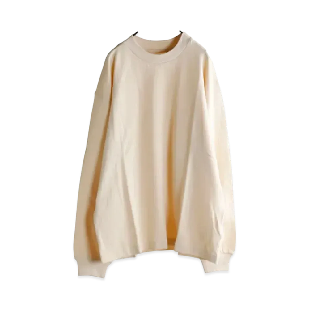KAPTAIN SUNSHINE Suvin Plating L/S Tee "Sand Pink"