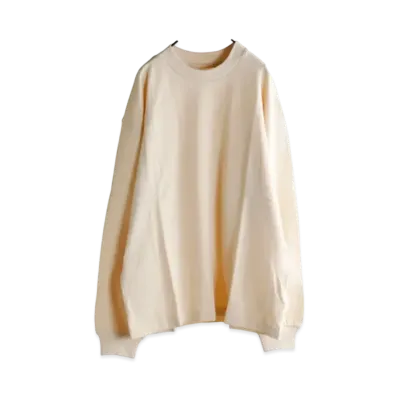 KAPTAIN SUNSHINE Suvin Plating L/S Tee "Sand Pink"
