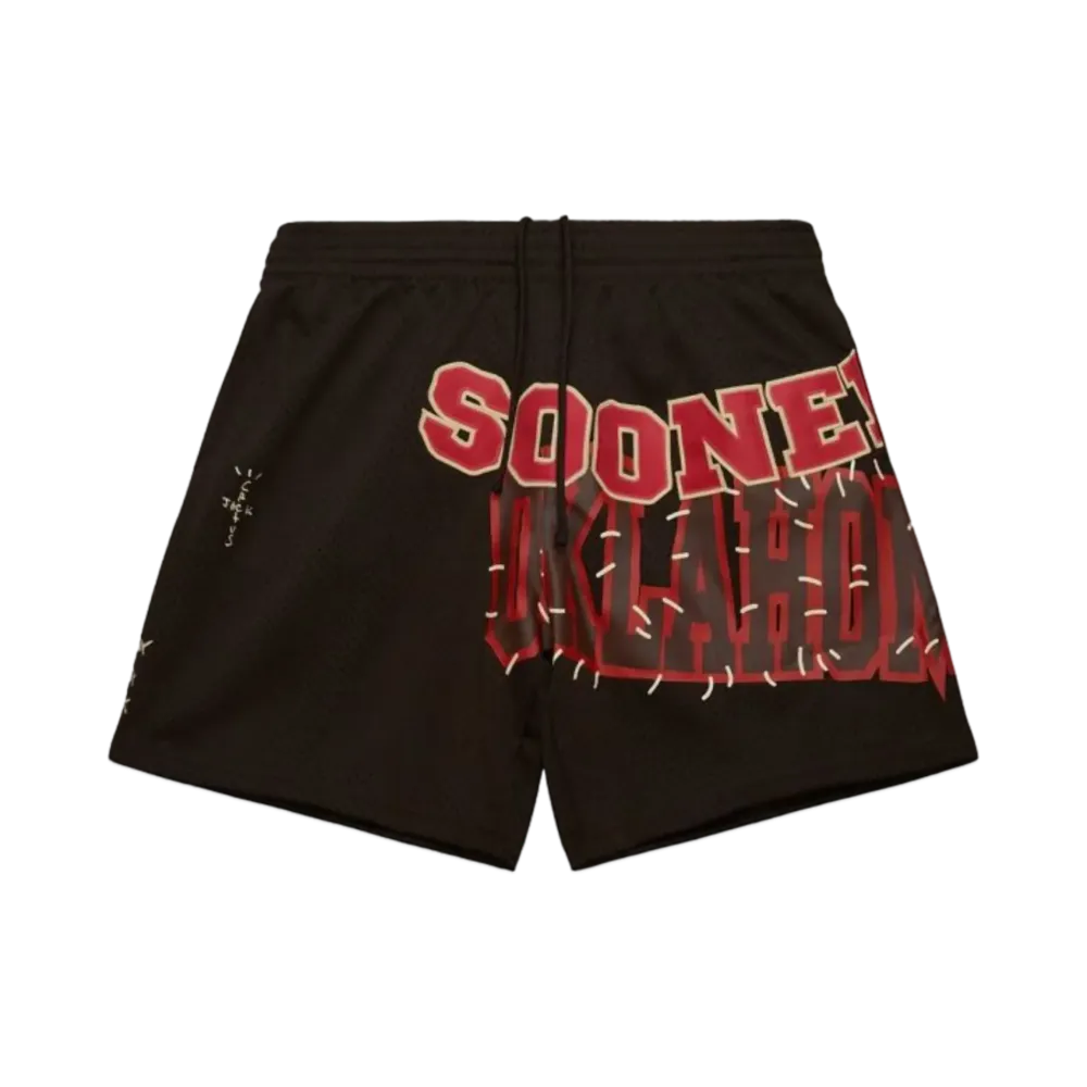 Travis Scott x M&N x University Of Oklahoma Shorts "Brown"