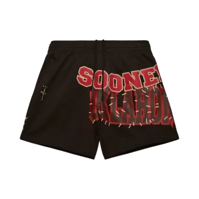 Travis Scott x M&N x University Of Oklahoma Shorts "Brown"