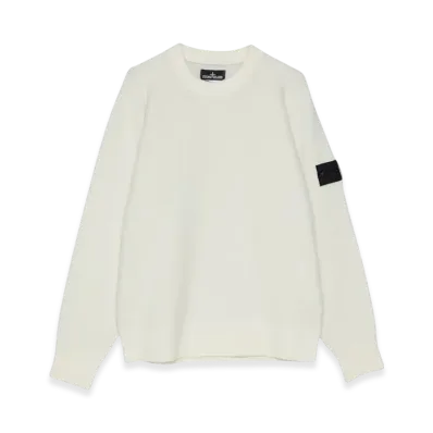 Stone Island Shadow Project 507A2 Seamless Wool Cotton Crewneck Knit - 21FW "Ivory"
