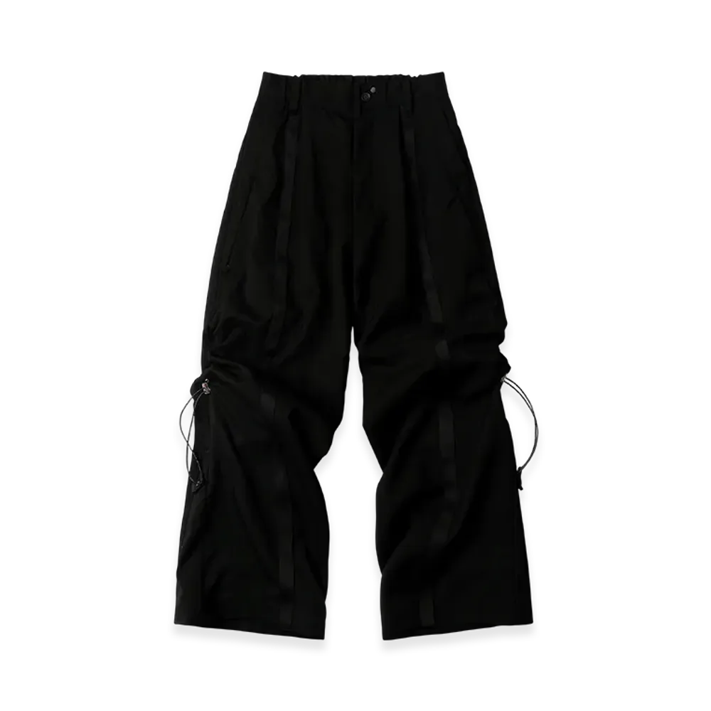 WILDSIDE YOHJI YAMAMOTO x GOOPiMADE Nobleman Trousers with Thorns Chain "Black"