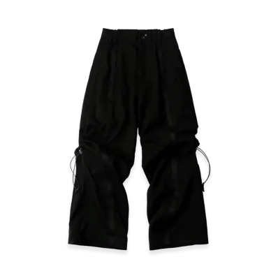 WILDSIDE YOHJI YAMAMOTO x GOOPiMADE Nobleman Trousers with Thorns Chain "Black"