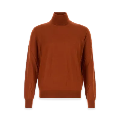 Saint Laurent Wool Sweater "Orange"