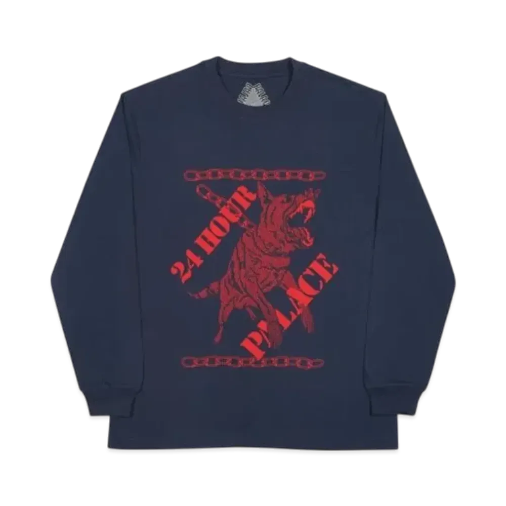 PALACE 24 Hour Longsleeve "Navy"