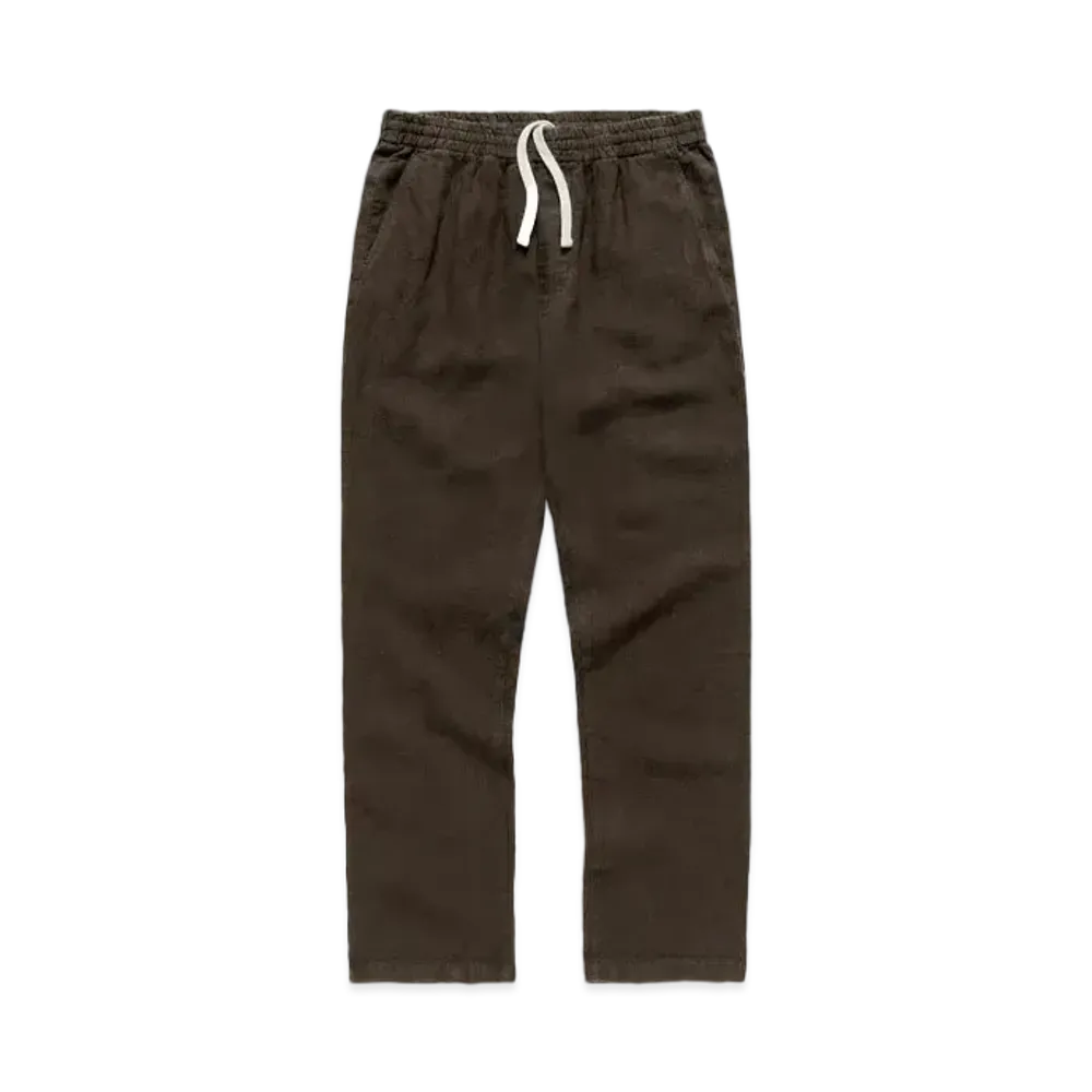 JJJJound Weekend Linen Pants "Brown"