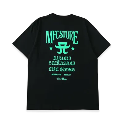 ayumi hamasaki x MFC STORE Ms Logo Tee "Black/Green"