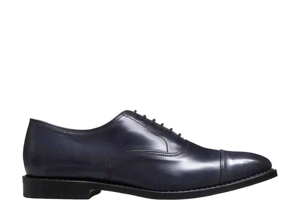 Allen Edmonds Park Avenue Cap-toe Oxford Dress Shoe 65 "Navy" 6706 D