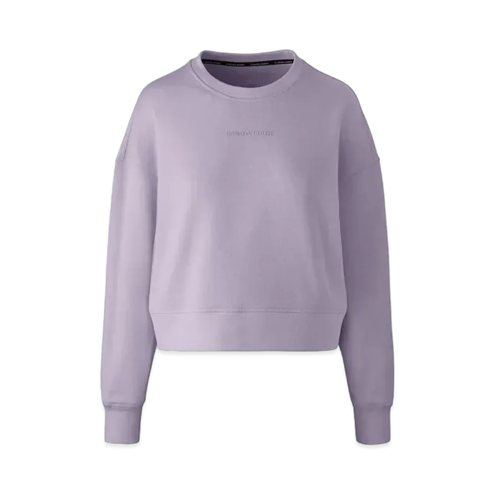 CANADA GOOSE Muskoka Relaxed Sweater "Lilac Tint"