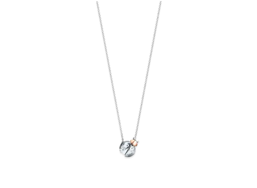 Tiffany & Co. Return to Tiffany Love Bugs Ladybug Pendant 18K "Silver/Rose Gold"