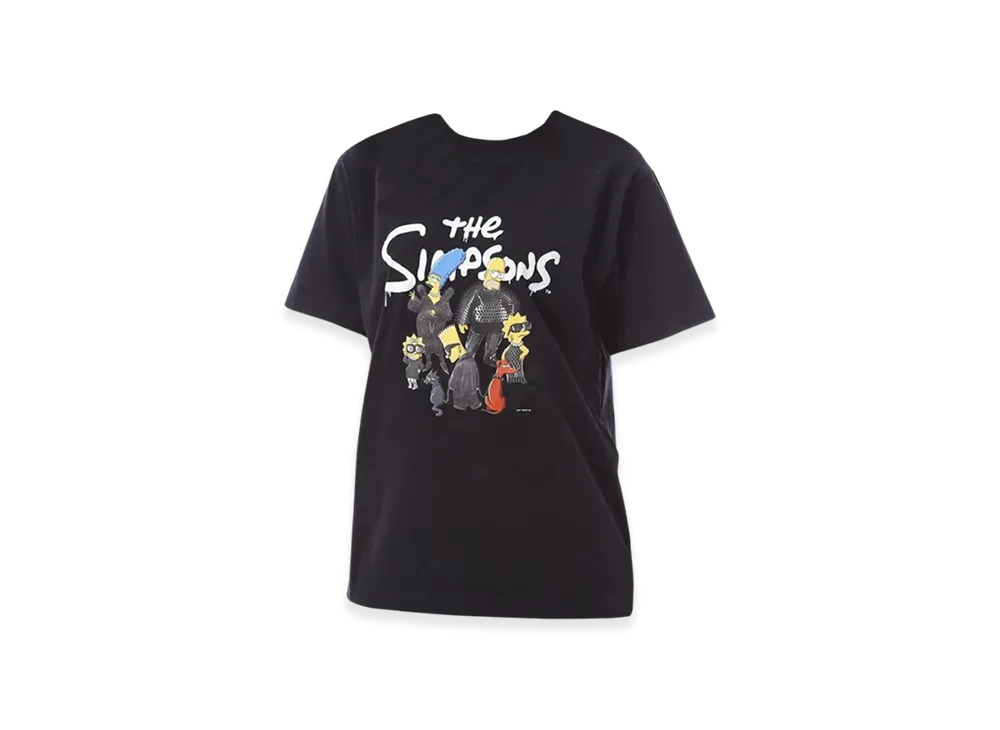 BALENCIAGA Women's The Simpsons & 20th Television Slim Fit T-Shirt "Black"