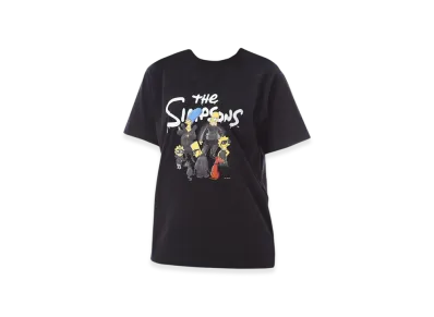 BALENCIAGA Women's The Simpsons & 20th Television Slim Fit T-Shirt "Black"