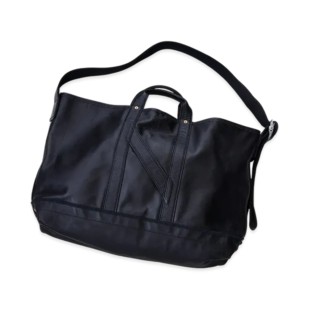 NICENESS H.Ledz Horse Leather Shoulder Tote Bag "Black"