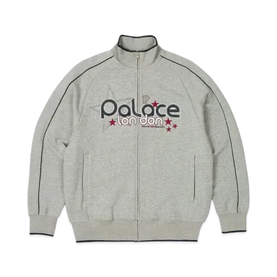PALACE Grimey Zip Funnel "Grey Marl"