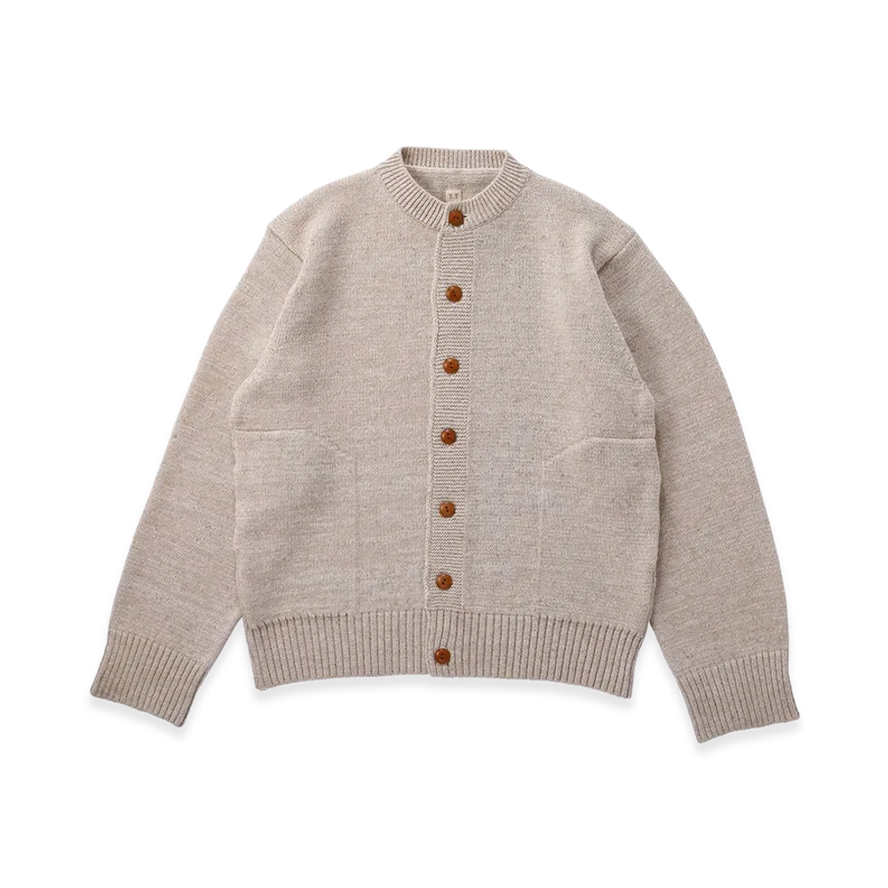 T.T Taiga Takahashi LOT.513 A.R.C Cardigan "Mix Ivory"