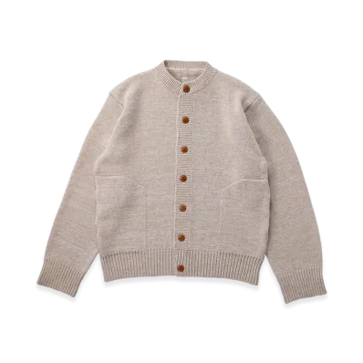 T.T Taiga Takahashi LOT.513 A.R.C Cardigan "Mix Ivory"