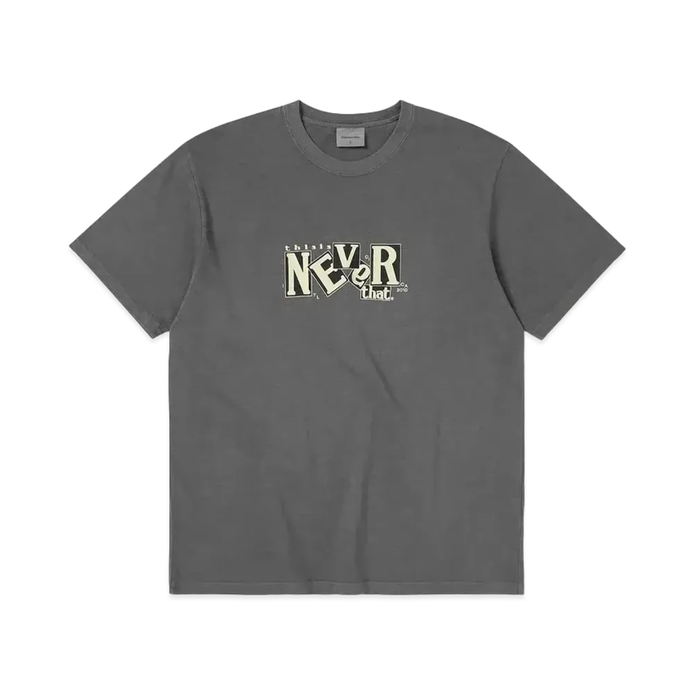 thisisneverthat TNT Records Tee "Charcoal"