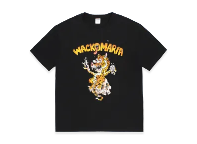 WACKO MARIA x Tim Lehi Washed Heavy Weight T-Shirt "Black"
