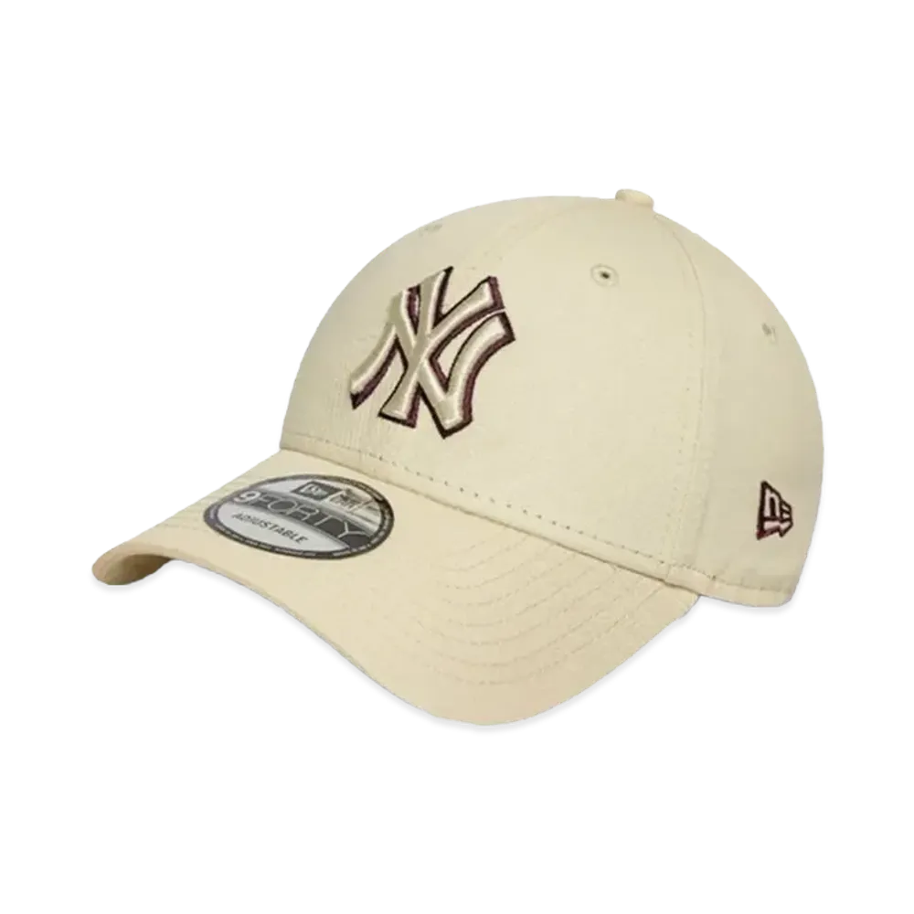 NEW WRA 9Forty League Basic Cap "NY Stone/Stone Maroon"