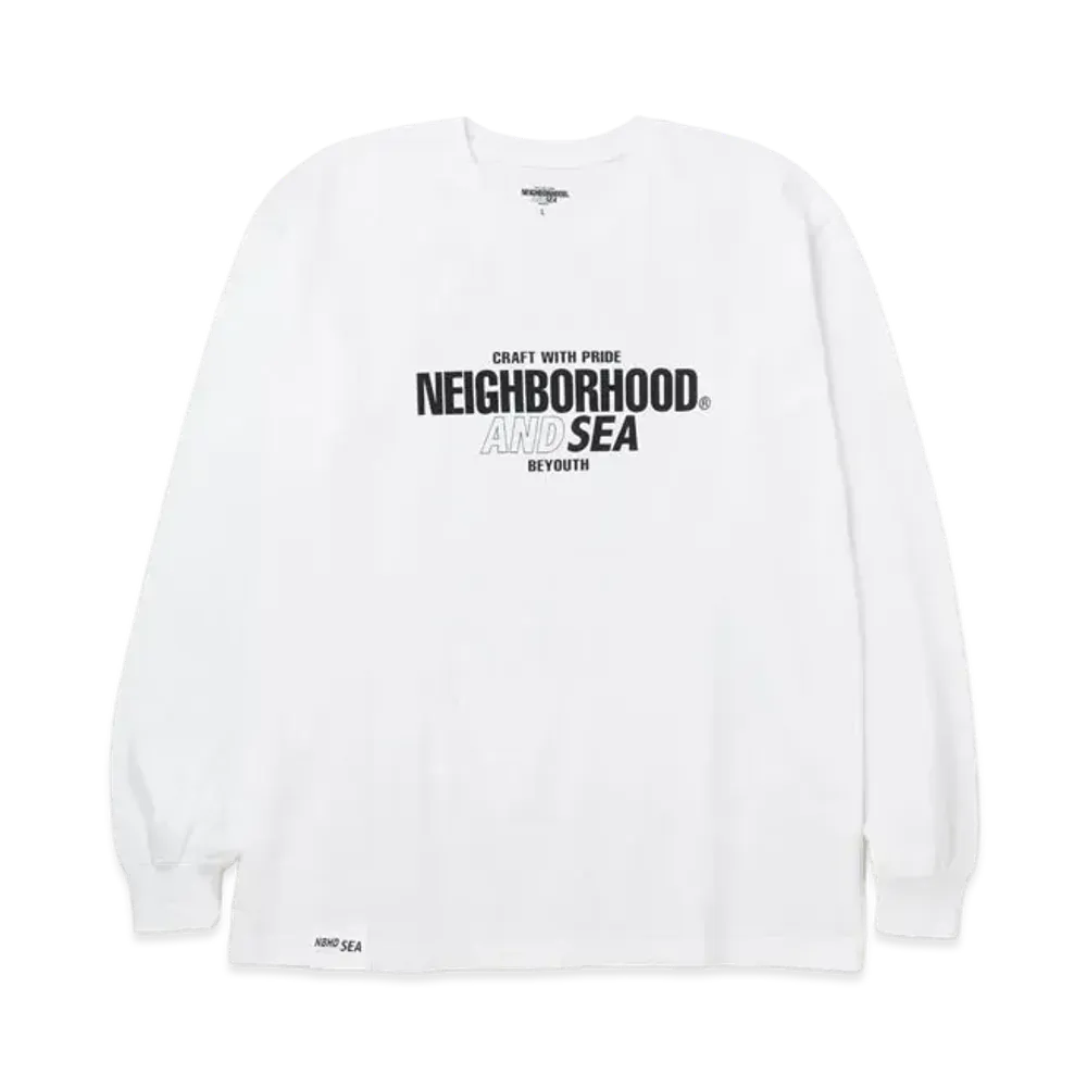 WIND AND SEA x NEIGHBORHOOD L/S Tee "White"