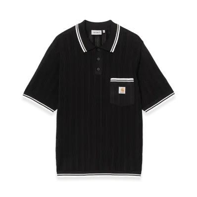 Carhartt WIP S/S Ramsey Polo "Black/Wax"