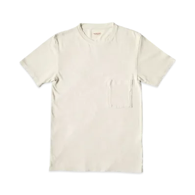 KAPITAL Gauze Poke Tee "Ivory"