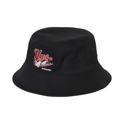 HYSTERIC GLAMOUR Authentic Embroidery Bucket Hat "Black"