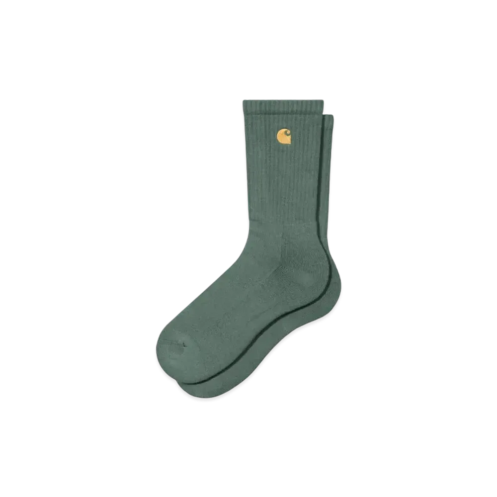 Carhartt WIP Chase Socks "Silver Pine / Gold"