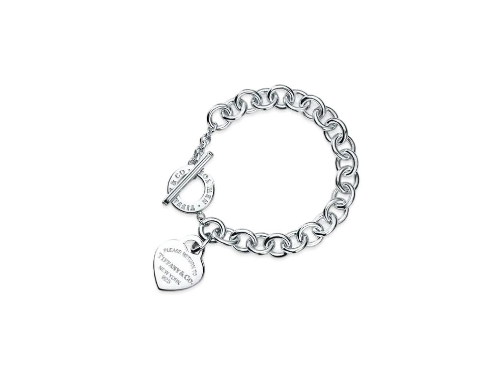 Tiffany & Co. Return to Tiffany Heart Tag Toggle Bracelet "Sterling Silver"