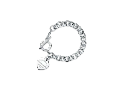 Tiffany & Co. Return to Tiffany Heart Tag Toggle Bracelet "Sterling Silver"