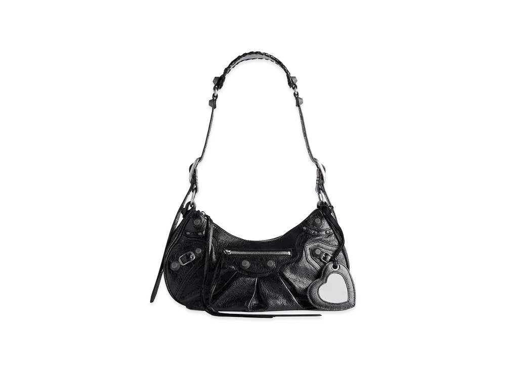 BALENCIAGA Women's Le Cagole Shoulder Bag Small "Black"