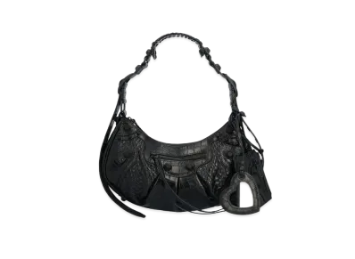 BALENCIAGA Leather Shoulder Bag "Black"