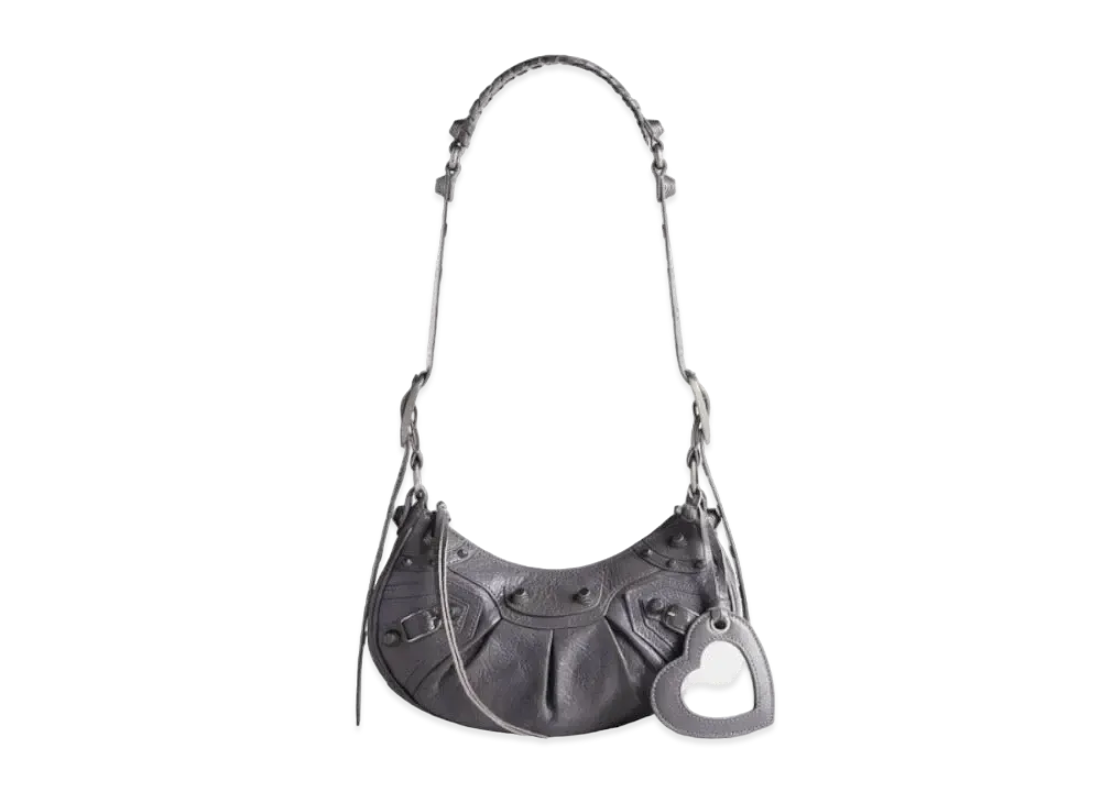 BALENCIAGA Le Cagole XS Shoulder Bag "Dark Gray"