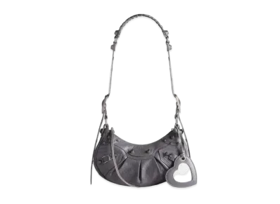 BALENCIAGA Le Cagole XS Shoulder Bag "Dark Gray"