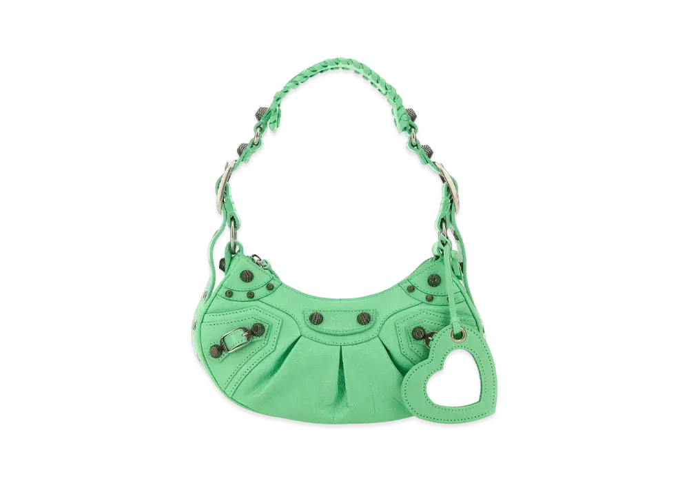 BALENCIAGA Le Cagole XS Shoulder Bag "Light Green"